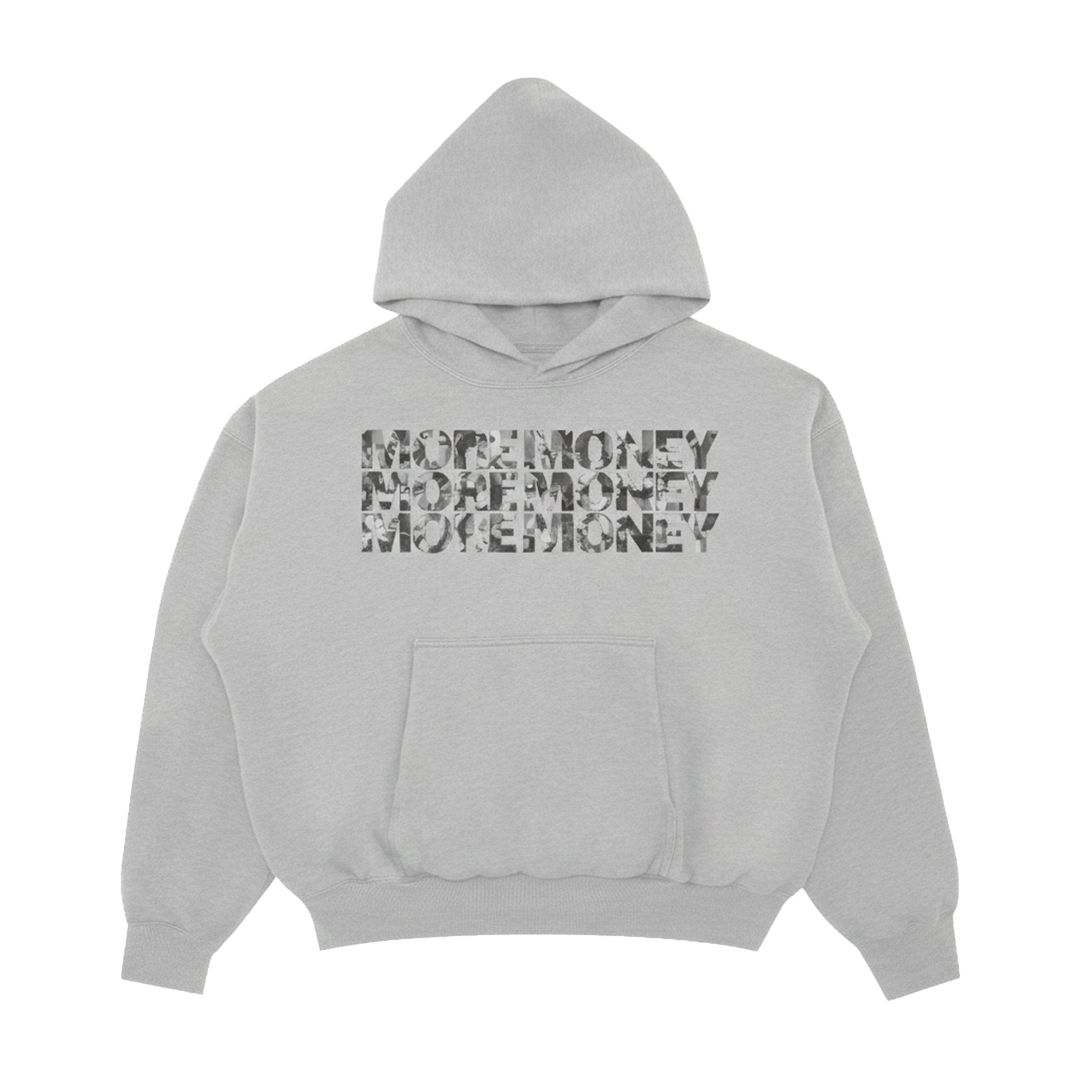 MORE MONEY GREY HOODIE